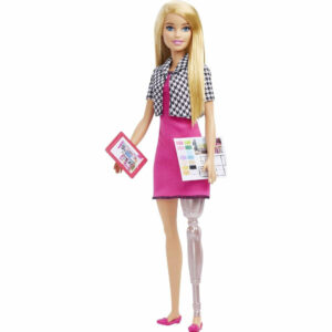Barbie Interior Designer Doll Pink Dress