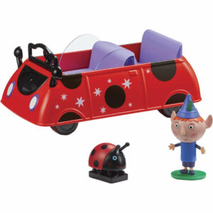 Ben & Holly Little Kingdom Elf's Red Gaston Buggy Plush Along Car