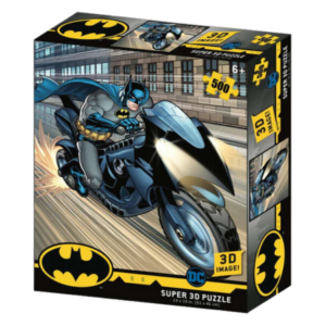 DC Batman Batcycle 500 Pcs Puzzles - 3D Effect