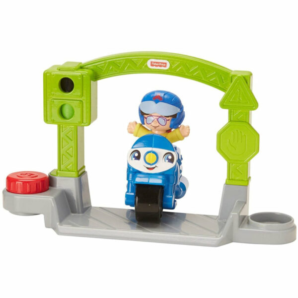 Fisher-Price DYR83 Little People Stop & Go Police Motorcycle