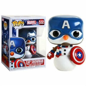 Funko POP 532 Marvel Holiday Captain America Cap Snowman