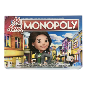 Hasbro Ms. Monopoly The First Game Where Women Make More Than Men Board game (English/French)
