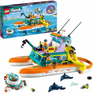 LEGO 41734 Friends Sea Rescue Boat Toy Playset