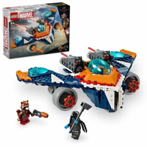 LEGO Marvel Rocket's Warbird vs. Ronan Building Toy 76278