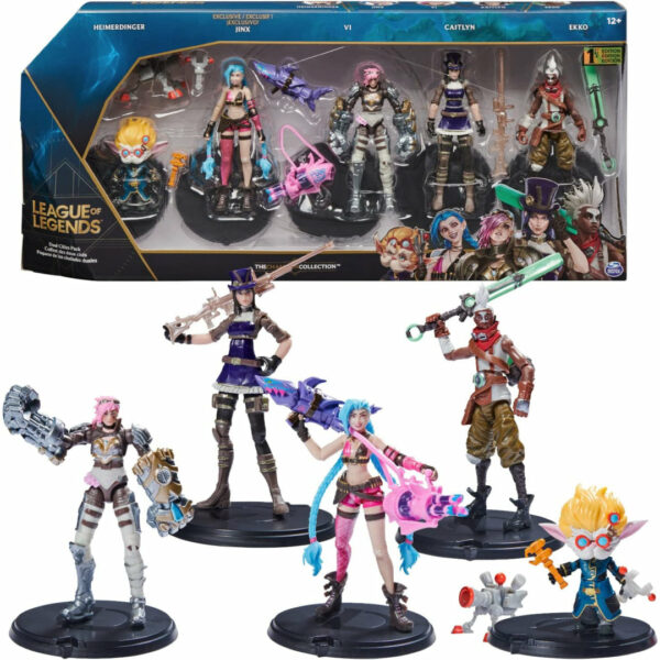 League of Legends Dual Cities 4in 5 Pack - Jinx