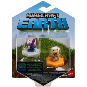 Minecraft Earth Boost Minis - Attacking Steve & Spawning Chicken 2 Pack GKT42