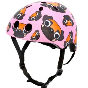 Mini Hornit Kids Bike Helmet - Pug Puppies