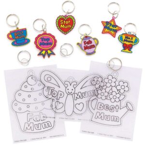 Mother's Day Super Shrink Keyrings (Pack of 10) Mothers Day