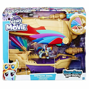 My Little Pony the Movie Guardians of Harmony Rainbow Dash Swashbuckler Pirate Airship