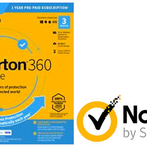 NORTON 360 Deluxe 2024 - 1 Year Subscription For 3 Devices