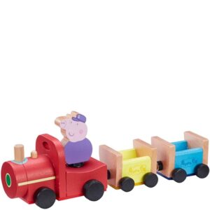 Peppa Pig Wooden Train with Grandpa Pig