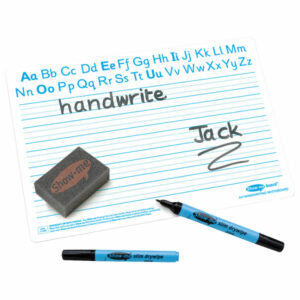 Show-me A4 Handwriting Drywipe Boards - Classpack of 35