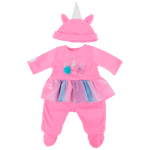 Tiny Treasure Pink Unicorn Doll Clothes