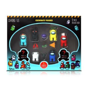 Among Us Crewmate Figures 8 Pack Deluxe Box (Blue) | Maqio Toys