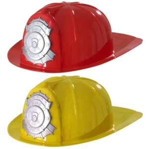 Childrens Fancy Dress Fireman Hats - Pack of 2