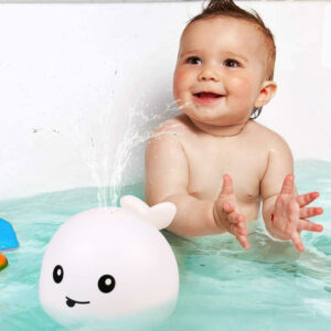 Light Up Whale Bathtub Toy For Kids