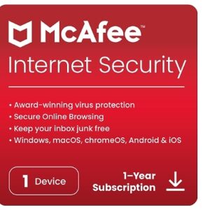 McAfee Internet Security 2024 - 1 or 3 Devices