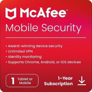 McAfee Mobile Security 2024 - 1 Device