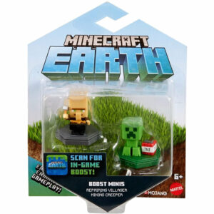Minecraft Earth GMD15 Repairing Villager & Mining Creeper 2 Pack (GKT41)