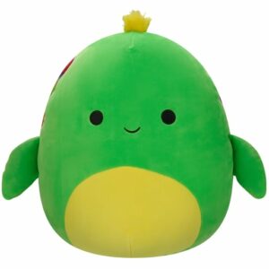 Original Squishmallows 12' Soft Toy - Lars the Neon Green Turtle