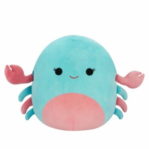 Original Squishmallows 20' Soft Toy - Isler the Pink and Mint Crab