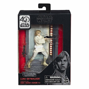 Star Wars The Black Series Titanium Series Luke Skywalker Toy Figure
