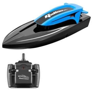 2.4G 20km/h Dual Motor High-speed Waterproof Remote Control Speed Boat with LED Lights