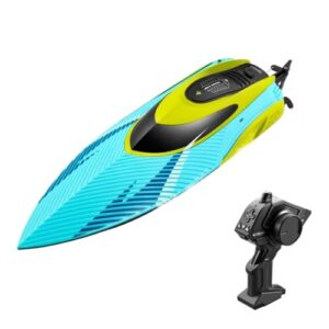 2.4G 45km/h Remote Control Speedboat with Capsize Reset Function LED Light