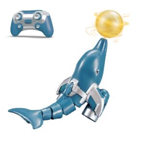 2.4GHz Remote Control Water Toys Remote Control Animal Boat One click Demo Head Ball Rotation