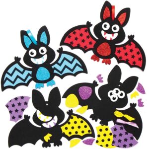 Bat Mix & Match Decoration Kits (Pack of 8) Halloween Crafts