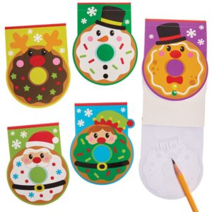 Christmas Doughnut Notepads (Pack of 10) Christmas Toys