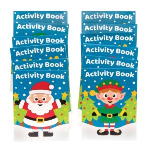 Christmas Mini Activity Books (Pack of 12) Christmas Craft Supplies