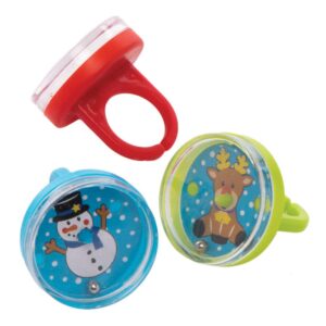 Christmas Puzzle Rings (Pack of 12) Christmas Toys