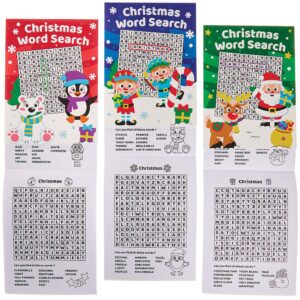 Christmas Word Search Puzzle Books (Pack of 8) Christmas Toys