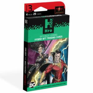 DC Unlock The Multiverse Chapter 3 Shazam 4-Pack Premium Box – HRO Hybrid NFT Trading Cards