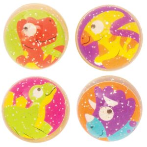 Dinosaur Glitter Jet Balls  (Pack of 10) Toys