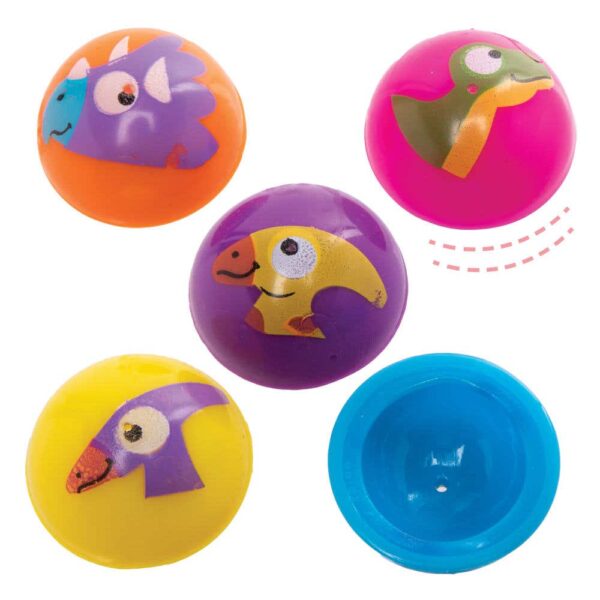 Dinosaur Jumping Poppers  (Pack of 12) Toys