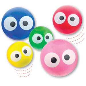 Dotty Eye Bouncy Balls (Pack of 12) Toys