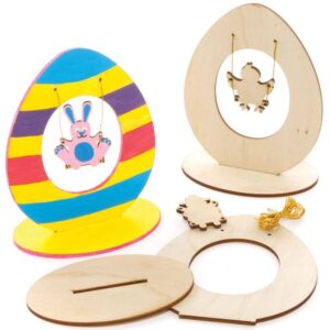 Easter Egg Wooden Swing Kits (Pack of 3) Easter Toys