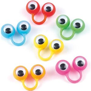 Baker Ross Finger Spies (Pack of 12 Assorted Colours ) Ideal For Party Bag Fillers