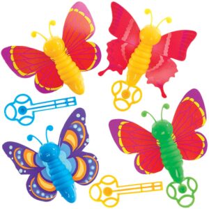 Flying Butterfly Shooters (Pack of 8) Pocket Money Toys 4 assorted colours - Green