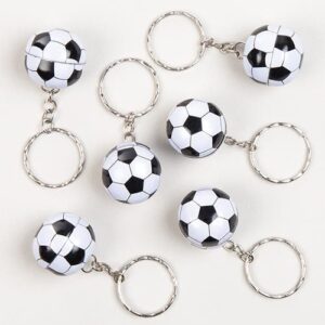 Football Keyrings (Pack of 12) Toys