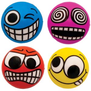 Funky Face Squeezy Balls  (Pack of 6) Toys