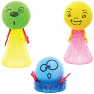 Funky Faces Jumping Pop Ups (Pack of 6) Pocket Money Toys