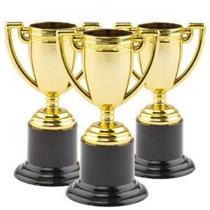 Gold Trophies (Pack of 6) Pocket Money Toys
