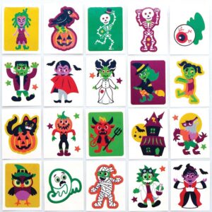 Halloween Temporary Tattoos For Kids (Pack of 60) Halloween Toys