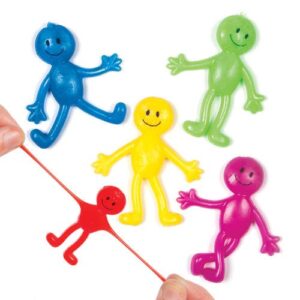 Happy Face Stretchy Men (Pack of 12) Toys