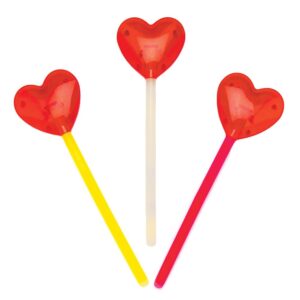 Heart Glow Stick Magic Wands  (Pack of 3) Craft Kits