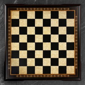 Helena Black and Mother of Pearl Chess Board - Extra Large  - can be Engraved or Personalised