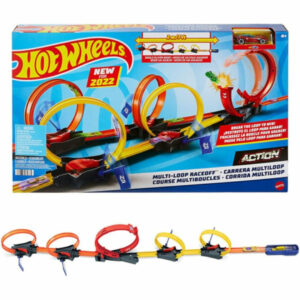 Hot Wheels Action Multi-Loop Race Off Race Track for 1:64 Cars